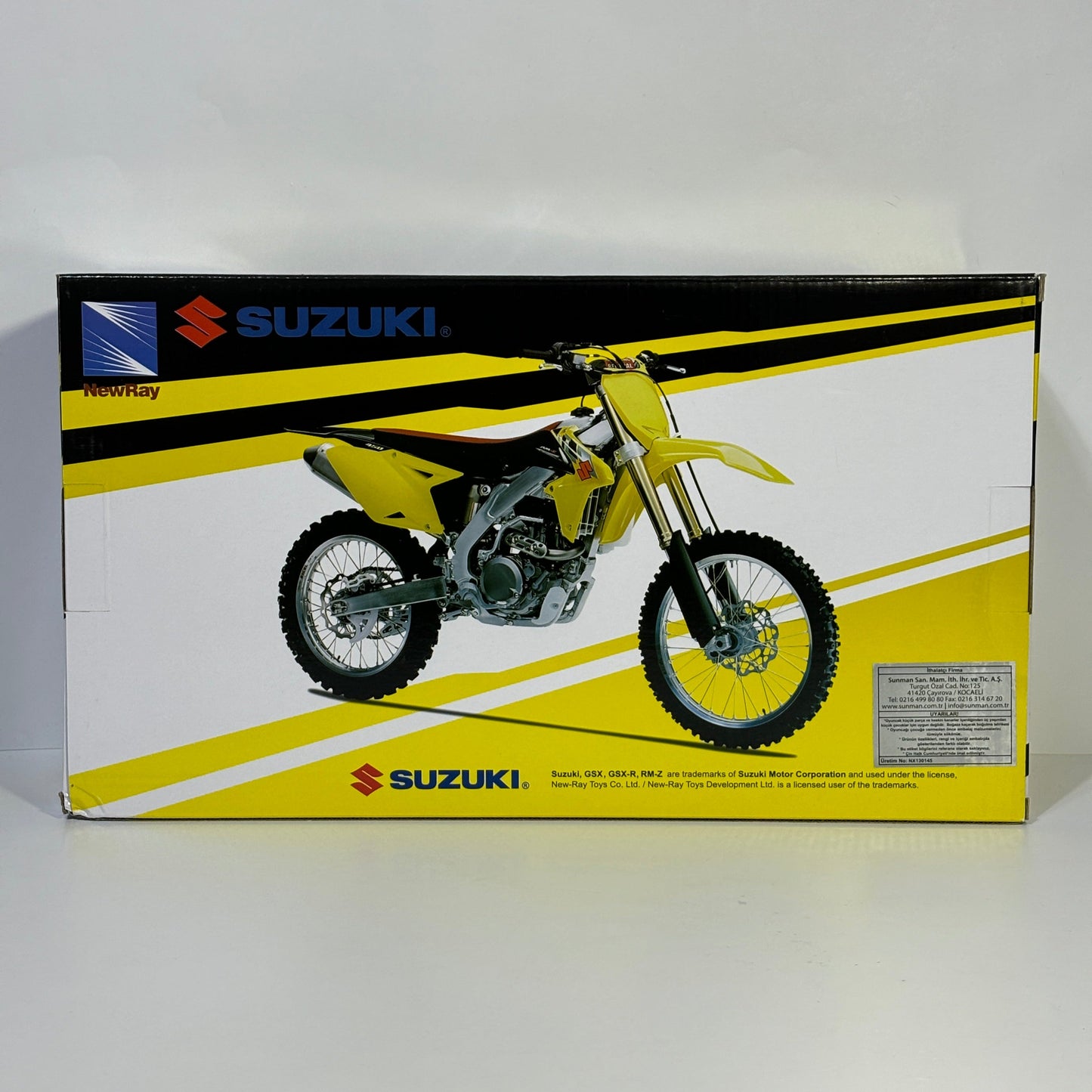 Suzuki RM 450 Cross 1:6 Ölçek Dev Model