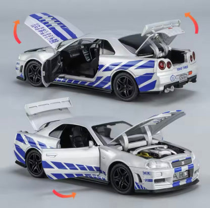 Nissan GTR R34 1/24 Ölçek