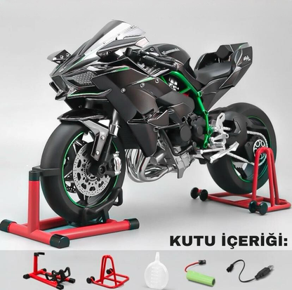 1:6 Ölçek Kawasaki H2R Çalışan Model